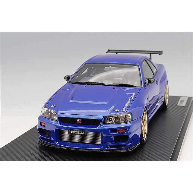 イグニッションモデル 1/18 トップシークレット 34GT-R (BNR34) ブルー