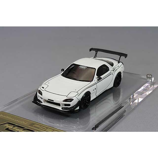 イグニッションモデル 1/64 FEED RX-7 (FD3S) ホワイト/アドバンRS-DF