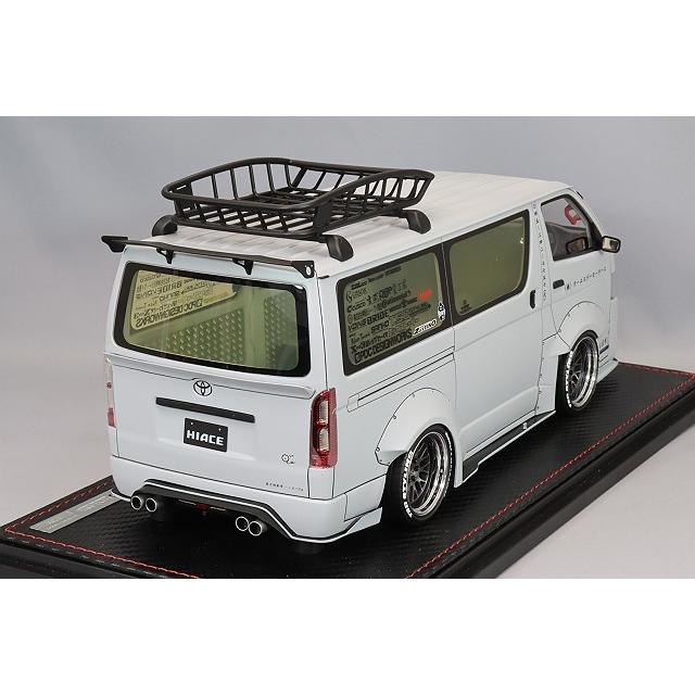 イグニッションモデル 1/18 T・S・D WORKS ハイエース マットグレー