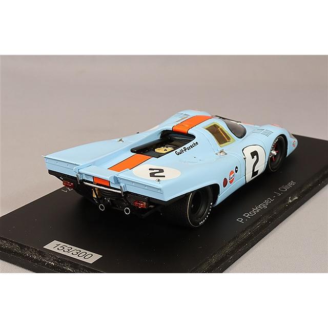 スパーク 1/43 ポルシェ 917K ガルフ 1971 セブリング12H 4位 #2 P