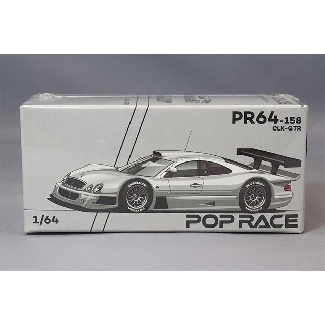 POP RACE 1/64 メルセデスベンツ AMG CLK GTR シルバー : キッド