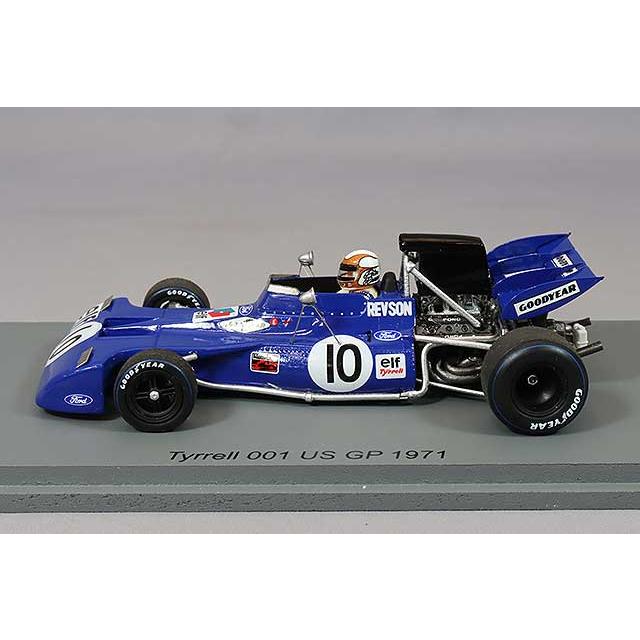 スパーク 1/43 ティレル 001 F1 1971 アメリカGP #10 P.レブソン