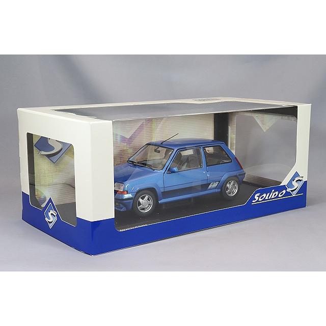 ソリド 1/18 ルノー 5 GT ターボ Mk.2 1989 ブルー : キッドボックス