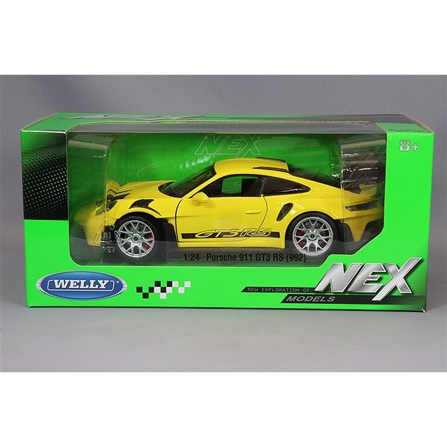 WELLY 1/24 ポルシェ 911 GTR RS (992) イエロー : キッドボックス