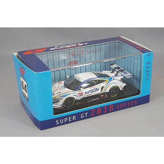ミニカー/完成品 エブロ 1/43 エプソン モデューロ NSX-GT 2018