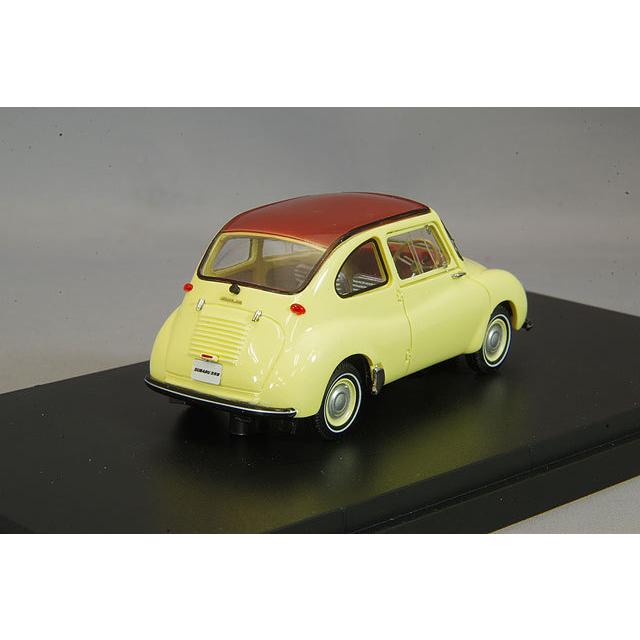 ミニカー/完成品 エブロ 1/43 スバル 360 1958 アイボリー レジン製