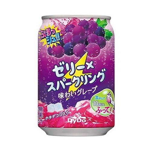 ダイドー ぷるッシュゼリースパークリング 味わいグレープ 280g×24缶