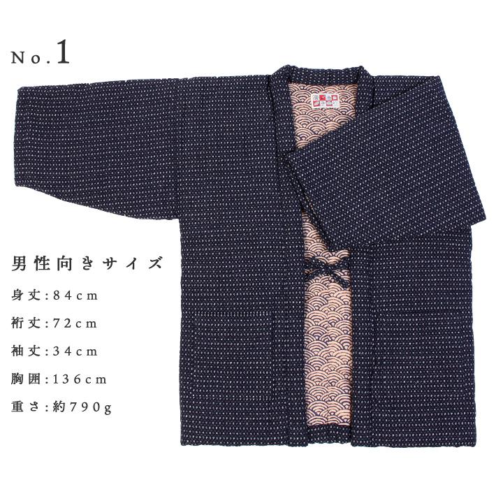 宮田織物 はんてん 日本製 久留米 バレンタイン ギフト あられ 青海波