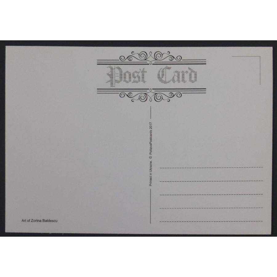 □ポストカード シンデレラ かぼちゃの馬車 ZORINA 海外輸入 レア