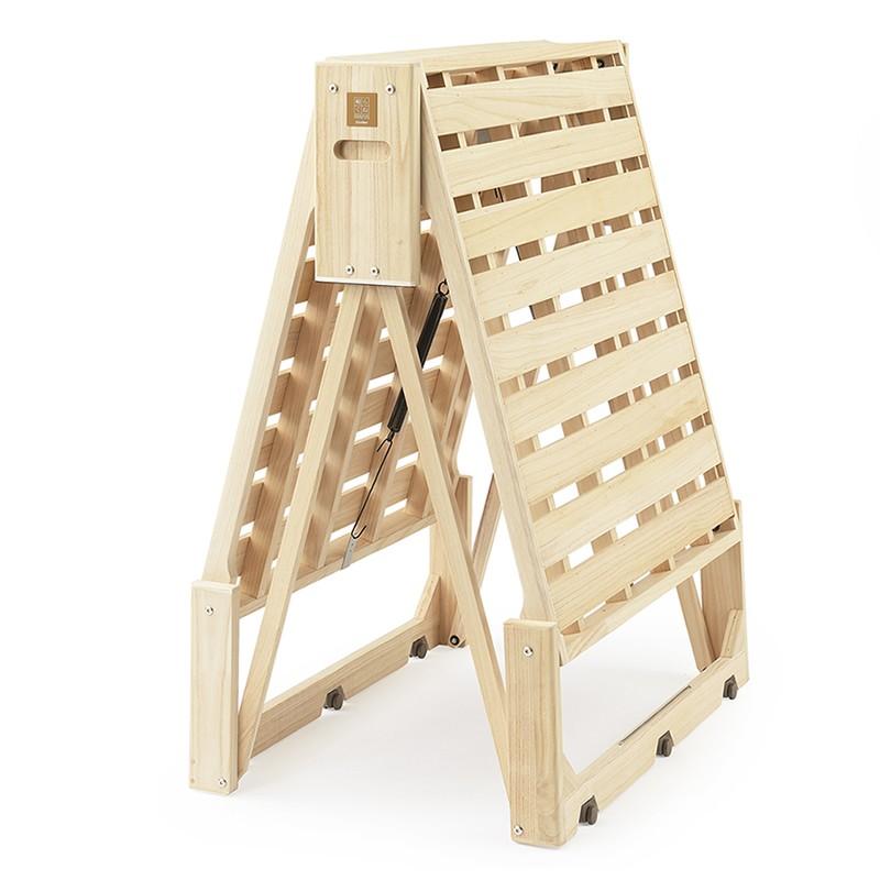 桐らくね プレミアム35 【日本製】 総桐製 すのこ折りたたみベッド