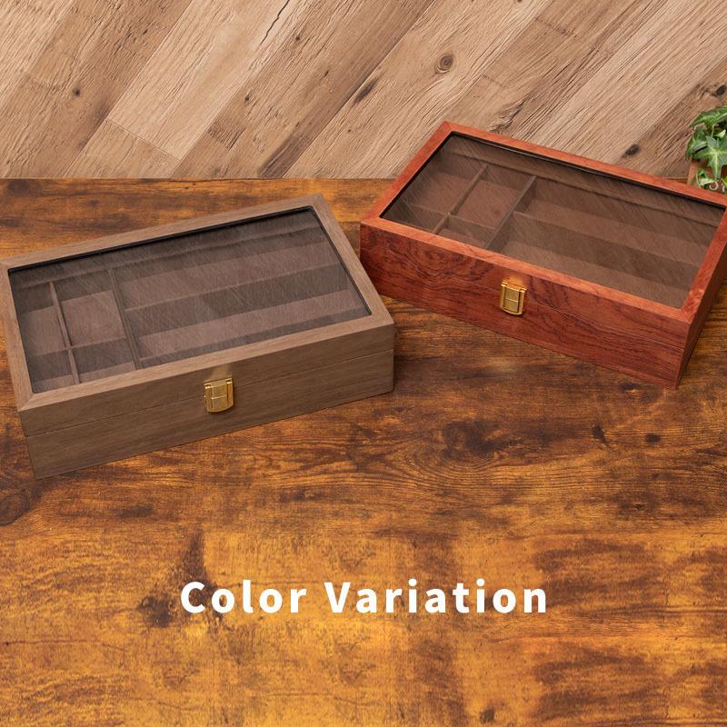 時計 メガネ 収納ケース コレクションケース 卓上 眼鏡 腕時計 保管