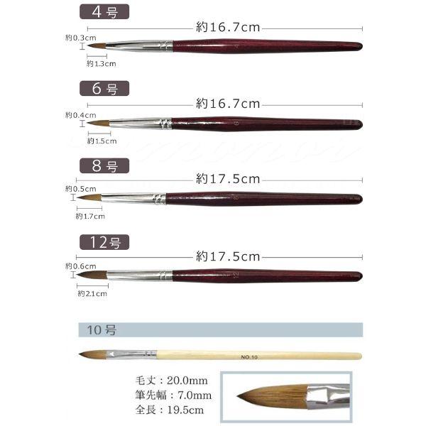 アクリルリキッド アクリルパウダー スカルプブラシ ネイルフォーム