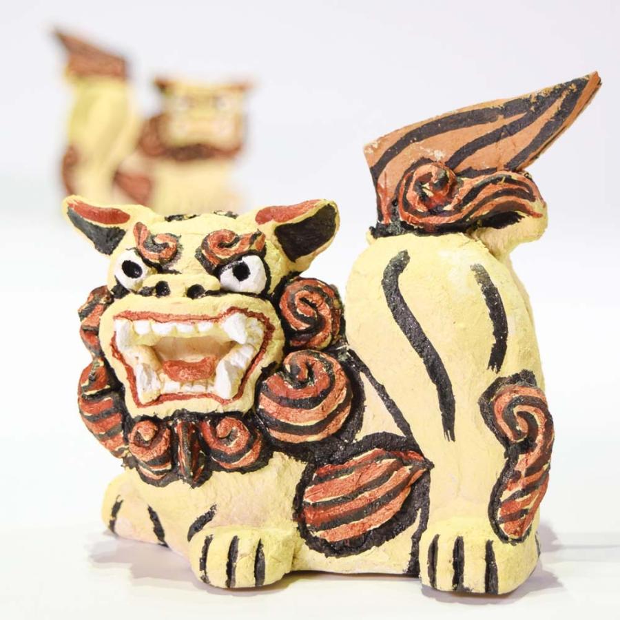 シーサー 獅子 漆喰 置物 玄関 沖縄 琉球 守り神 縁起物 厄除け 魔除け