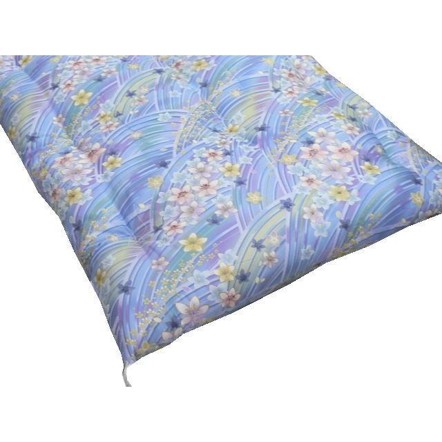 綿布団 和布団 敷布団 ダブルサイズ 日本製 インド綿100% おまかせ柄