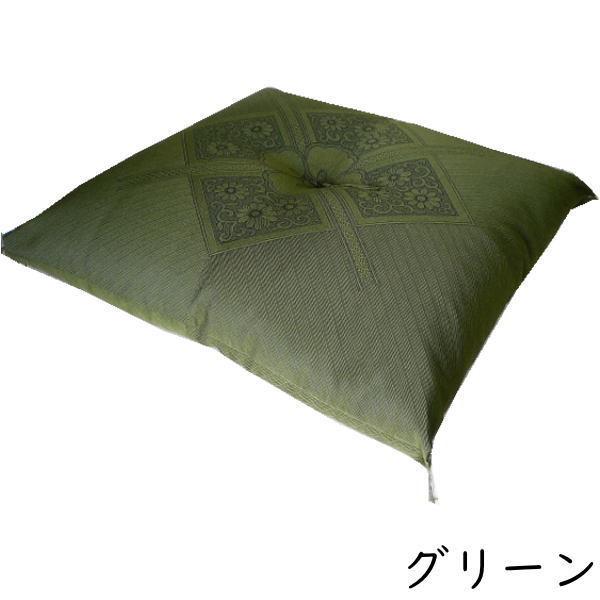 座布団 2枚セット 厚い 大きめ 八端判 59×63cm 日本製 綿100% 法事