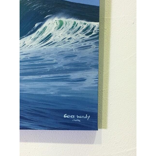 バリ絵画 波の絵 windy W60×H45cm C-2 海の絵 波 アート 有名画家 バリ