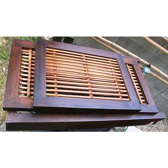 アジアン家具 2段ラック チーク バンブー バリ島 オリジナル バリ島