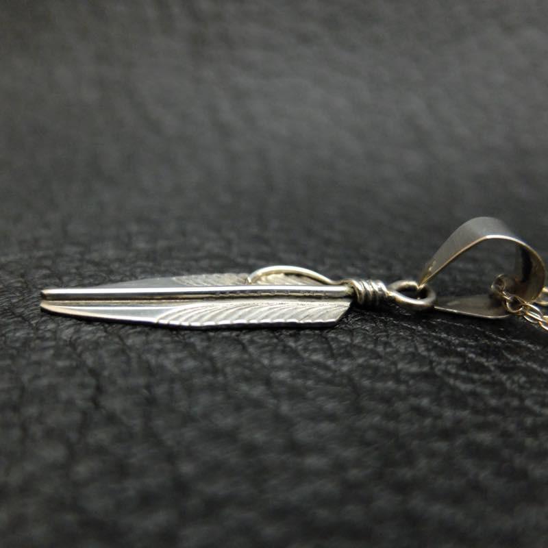 インディアンジュエリー（刻印有 / CC）STERLING フェザー シルバー