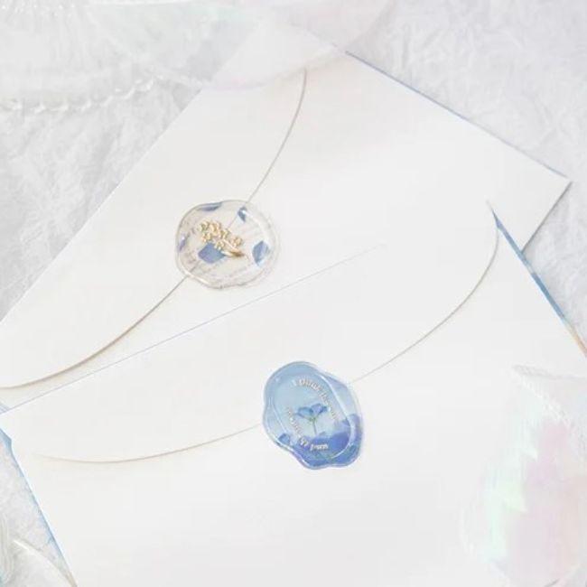 シーリングスタンプ シール ステッカー 立体 封蝋 海外 コラージュ素材