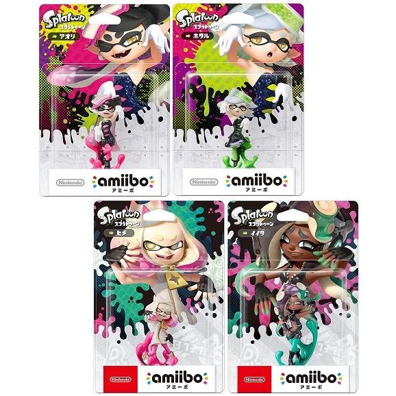 4種セット] amiibo アオリ + ホタル ヒメ イイダ (スプラトゥーン