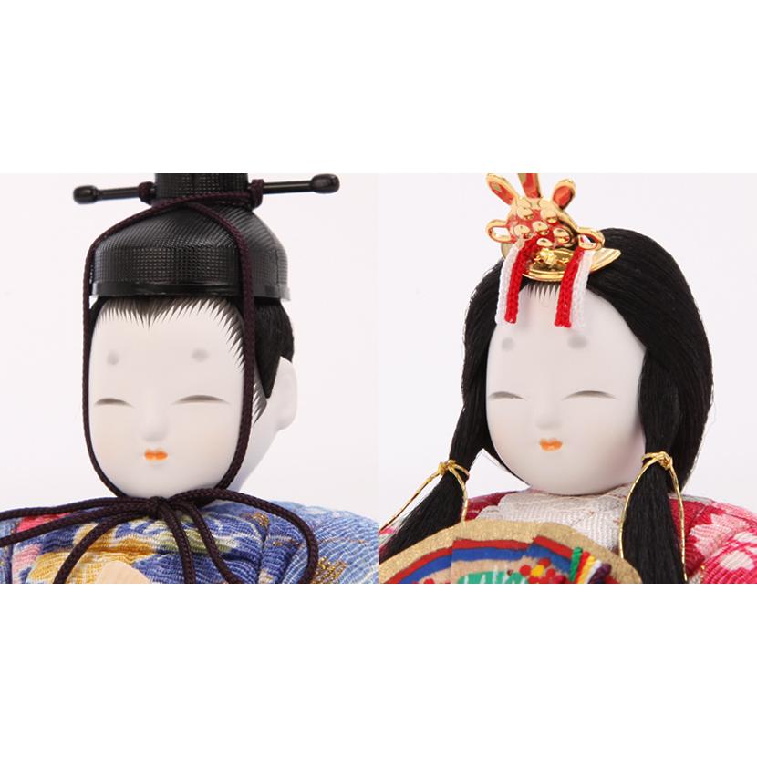 2/18〜2/25☆ポイント2倍！】木目込み雛人形 木村一秀作 丸窓f 十五人
