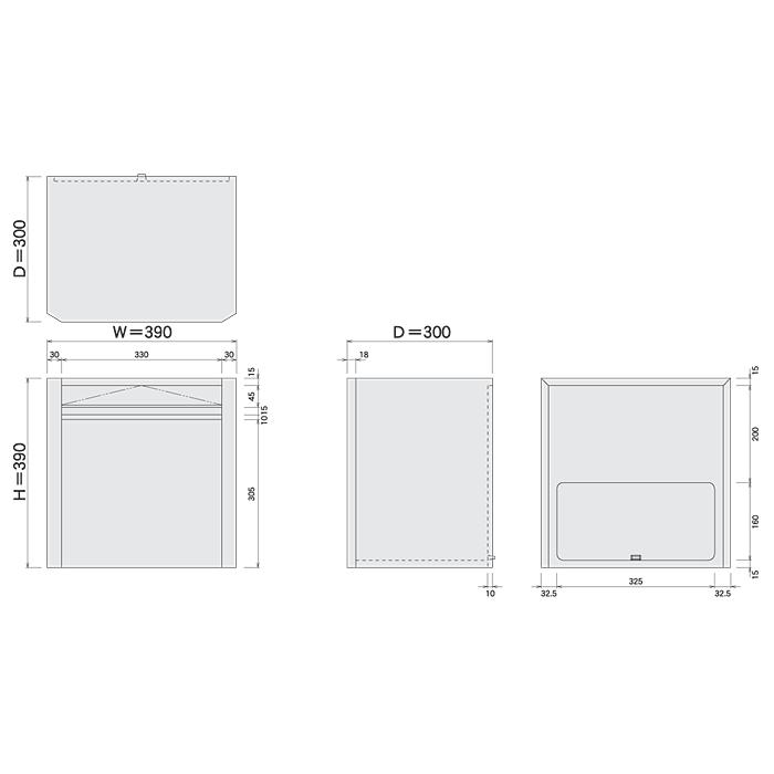 HSK ハッピー金属 ファミールポスト 662-SB スーパーブラック（大型