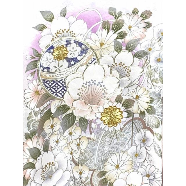 京都室町st. お宮参り 女の子 着物 正絹 京友禅 金駒刺繍 日本製