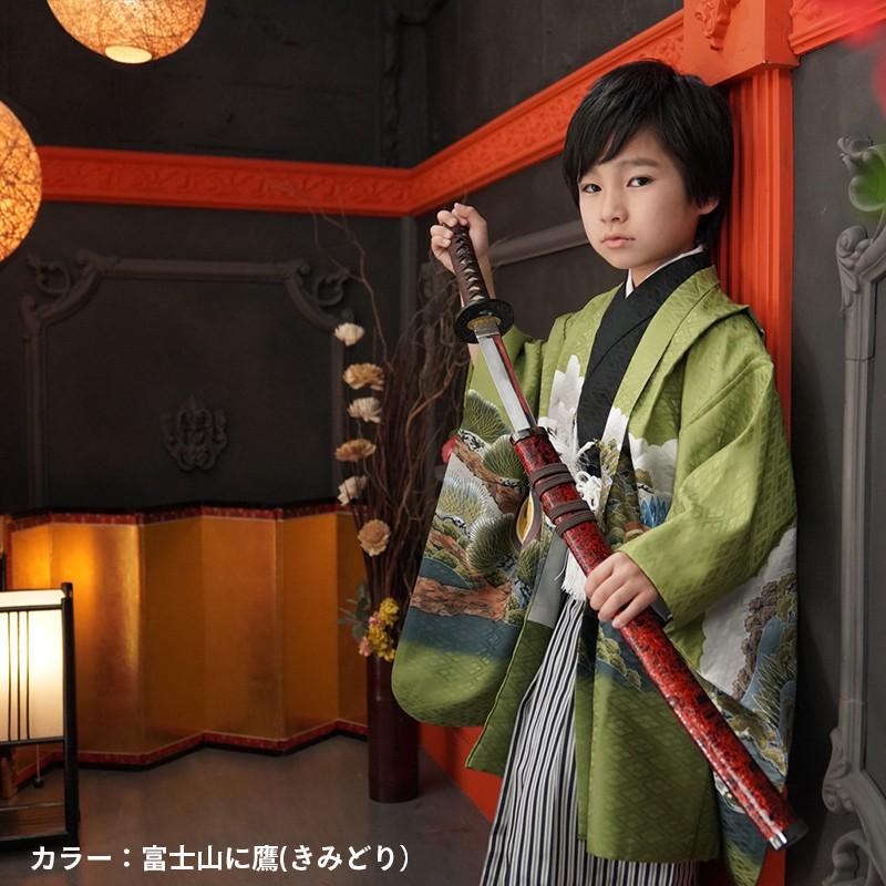 京都瑠璃雛菊 七五三 男の子 着物 セット 袴 羽織袴セット はかま フル