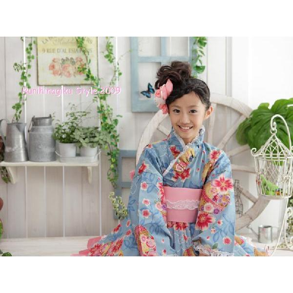 京都瑠璃雛菊 ≪七五三早割りセール≫ 七五三着物 着物ドレス「花手毬