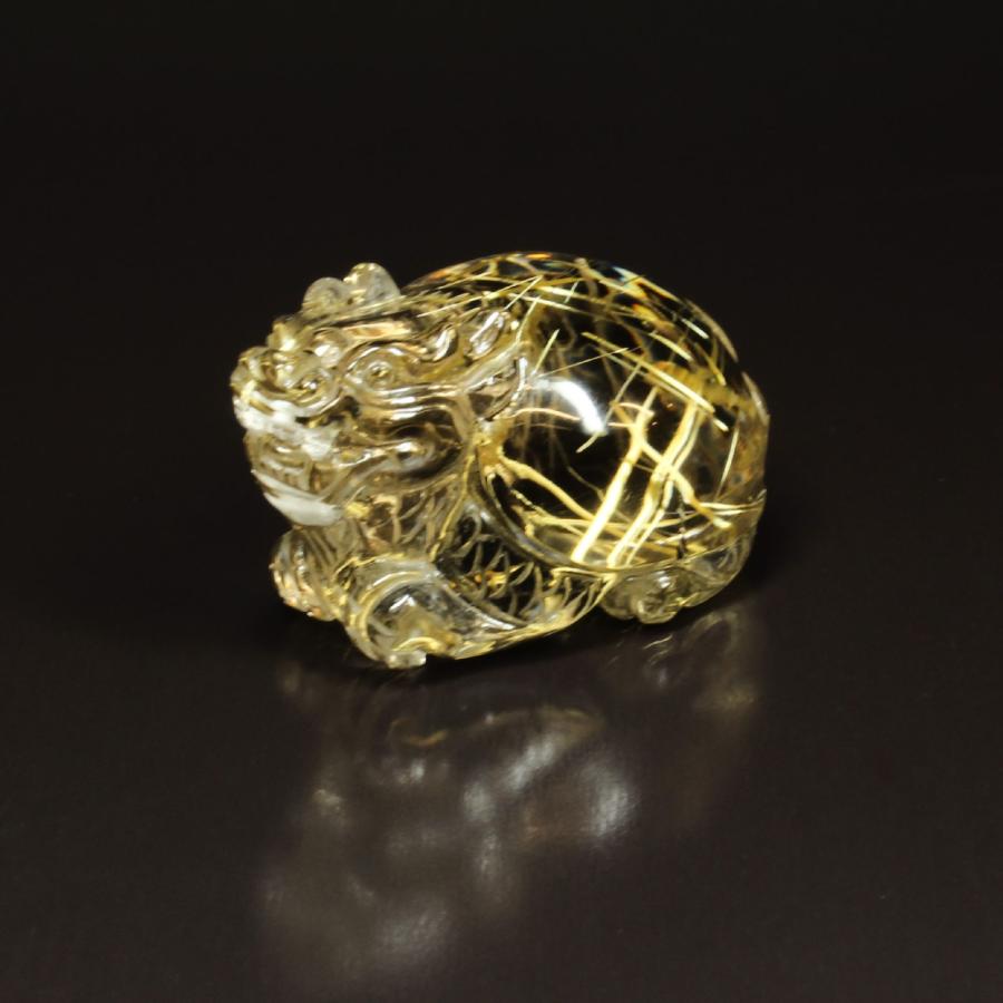 タイチンルチル 圧巻の迫力 龍亀 ロングイ Lng3 / 32g 台座付 順利財源