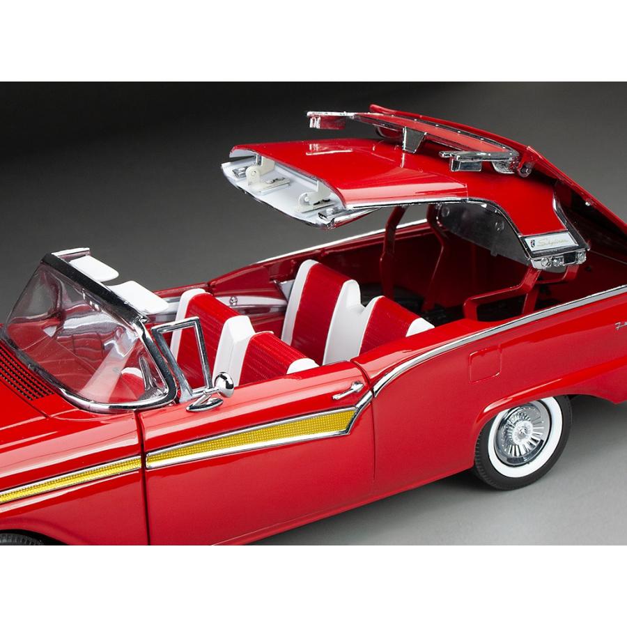 ミニカー 1/18 1957 フォード・フェアレーン 500 ガブリオレ 赤色 Ford
