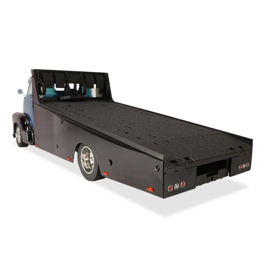 ラジコン 1/10 1953 シボレー 積載トレーラー 青 Chevrolet Cab1959