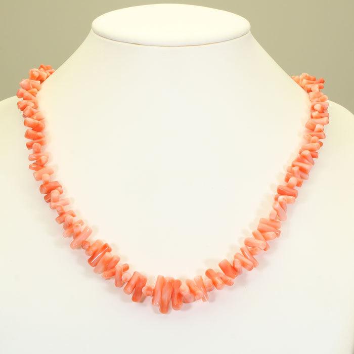 宝石珊瑚のSANSUI ピンク 深海 珊瑚 ネックレス 枝サンゴ ヤタラ