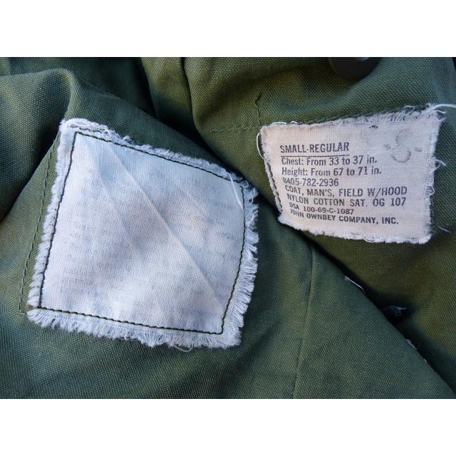 米軍実物 ナム戦 1969” M65 フィールドジャケット S-R アルミジップ