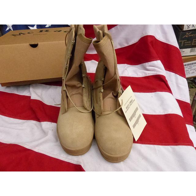 米軍実物 デザート ホットウェザーFRコンバットブーツ 8W 282x