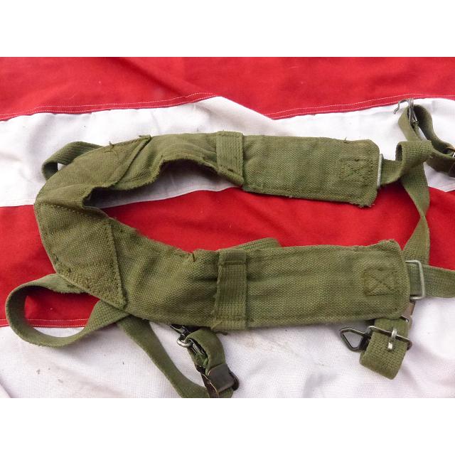 レア! 米軍実物 ナム戦 Hサスペンダー サイズL M1956 M56 コットン