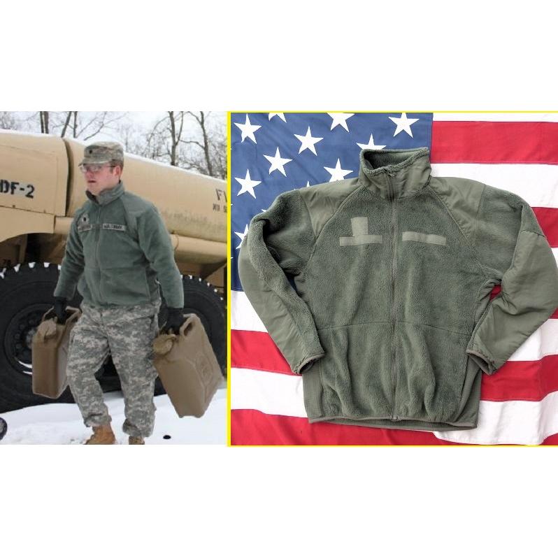 米軍実物 ポーラテックフリースジャケット M-L FG GEN3 ACU ECWCS 60x