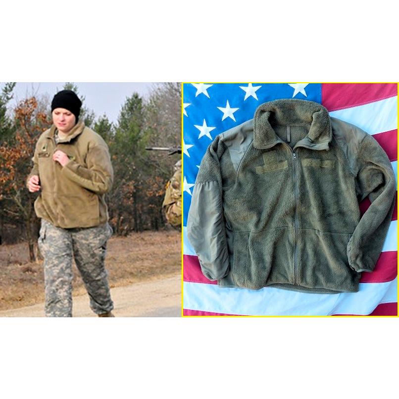 米軍実物 ポーラテックフリースジャケット L-R コヨーテ GEN3 ECWCS