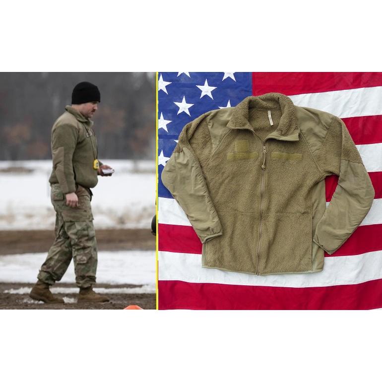 米軍実物 ポーラテックフリースジャケット S-R コヨーテ GEN3 ECWCS