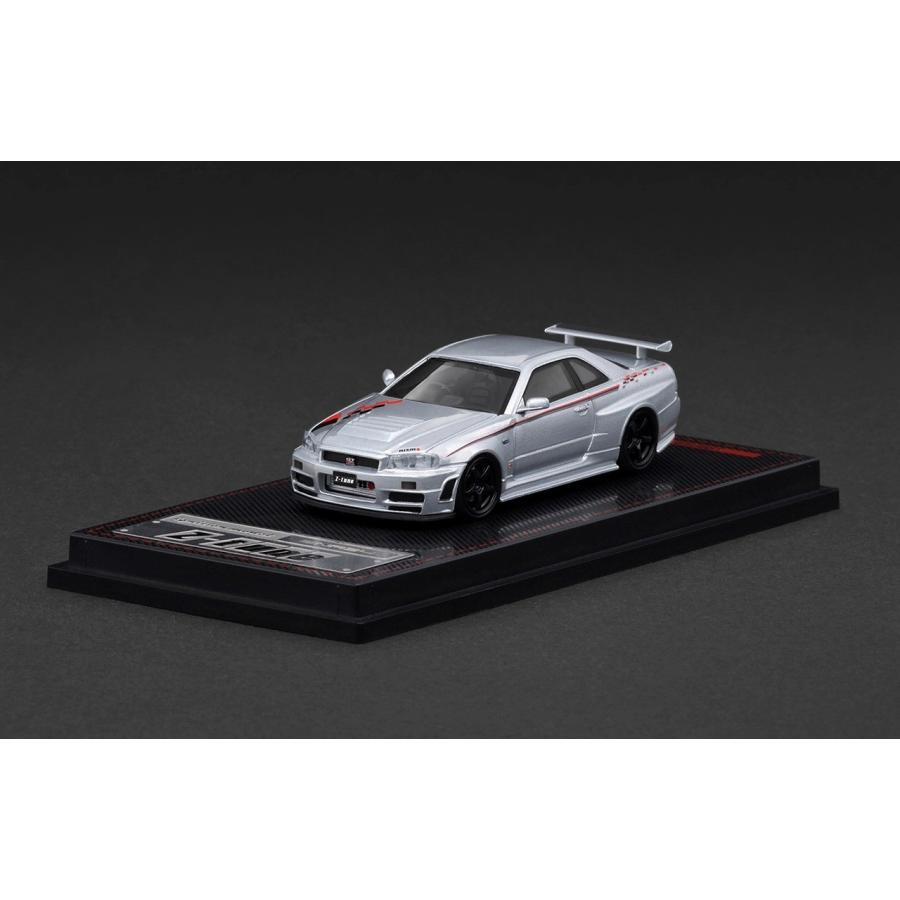 イグニッションモデル 1/64 Nismo R34 GT-R Z-tune Silver : ホビー