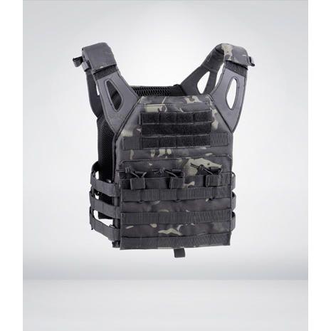JPCタイプ タクティカル プレートキャリア ベスト マルチカムブラック
