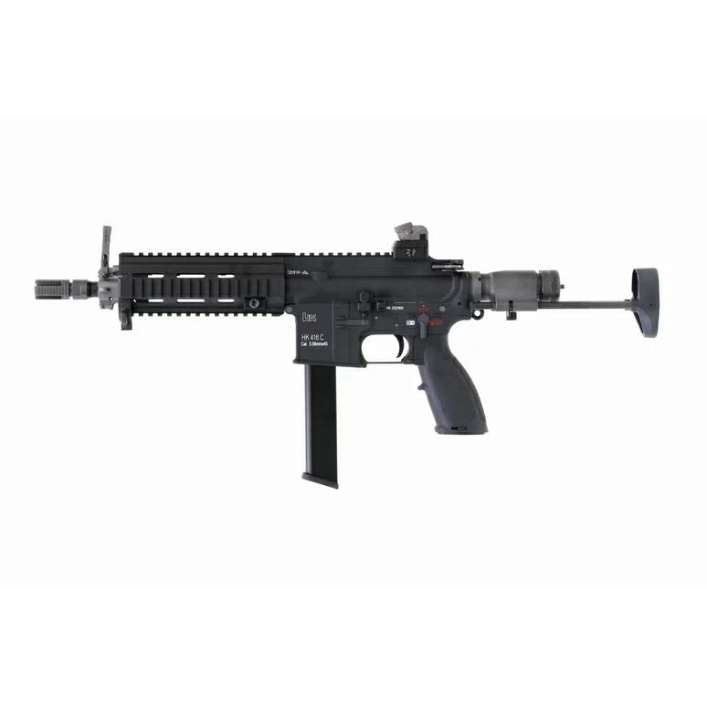 We-Tech HK416C PCC 9MM SMG オープンボルト ガスブローバック