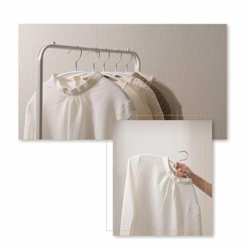 ハンガー 5本 収納 すべらない 洗濯 滑らない セット 型 崩れ 型崩れ