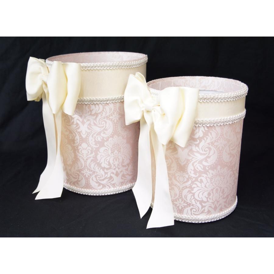 ジェニファーテイラー ダストボックス 2Pセット リボン ピンク・ハルノ