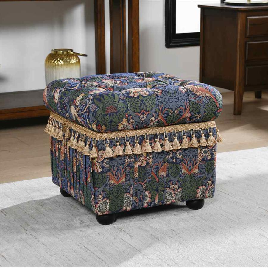 ジェニファーテイラー スツールボックス カルトナージュ いちご泥棒