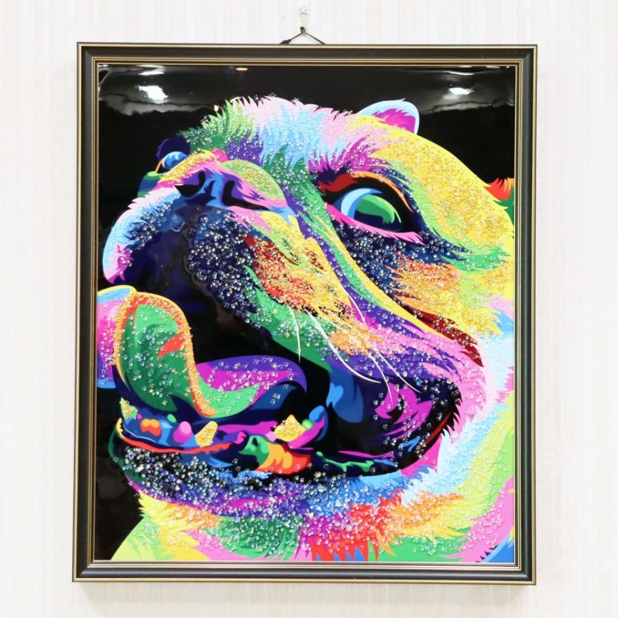 アートフレーム 虎徹/フレブル フレンチブルドッグ クリスタル