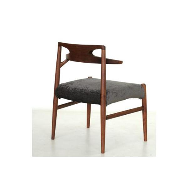 起立木工 ダイニングチェア RADIUS オーク ブラックオーク