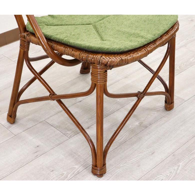 軽量ラタンチェア ダイニングチェア 手作り 椅子 軽い : インテリア