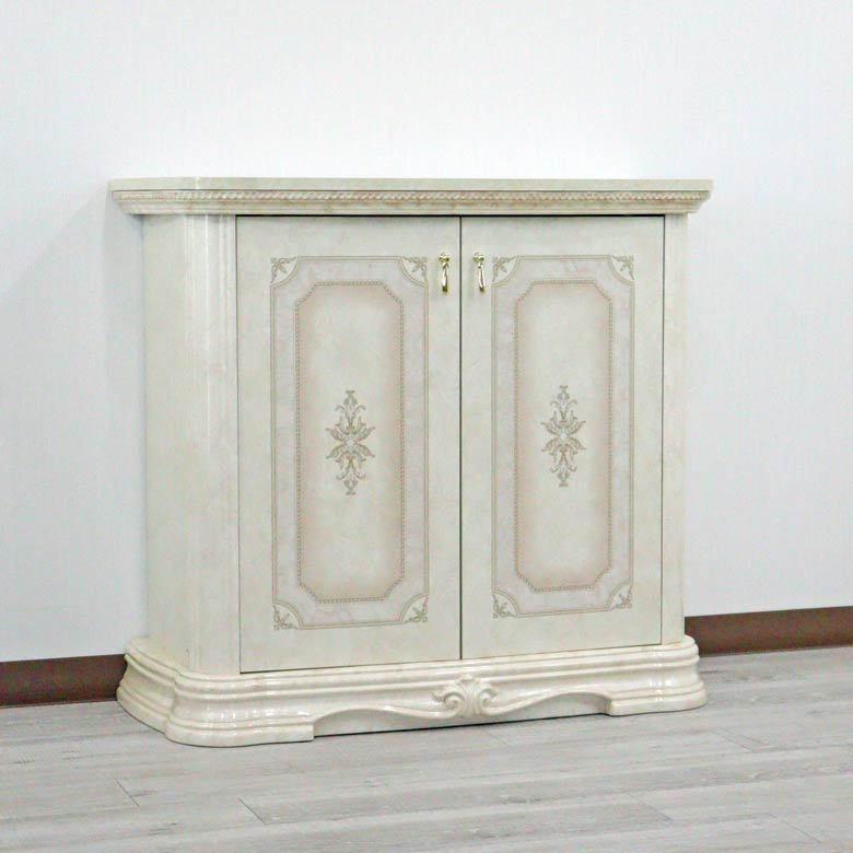 サルタレッリ アマルフィ 2ドアサイドボード アイボリー キャビネット