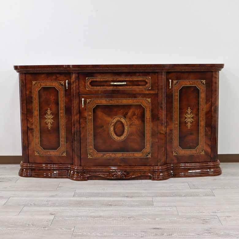 サルタレッリ アマルフィ 3ドア サイドボード ローキャビネット 完成品